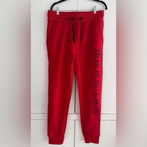 Gucci Vibrant Red Joggers